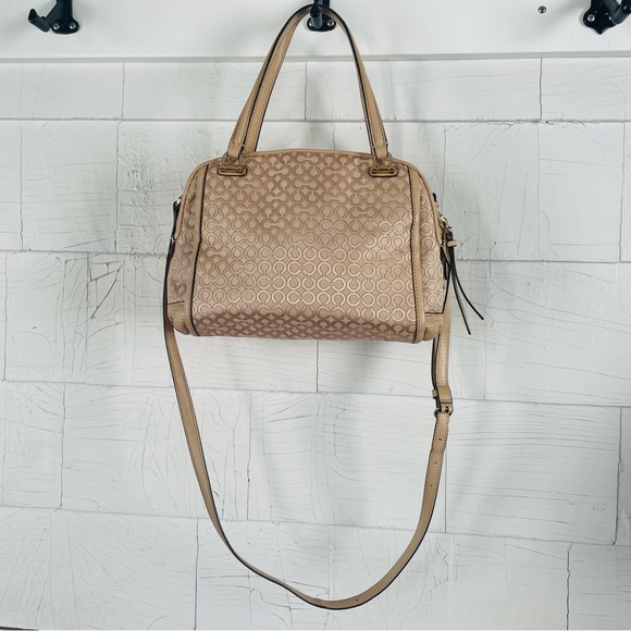 Coach Madison Georgie OP Art Convertible Satchel - Picture 4 of 12